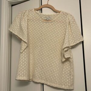 Texture & Thread by Madewell cream top